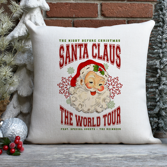 Santa World Tour Pillow