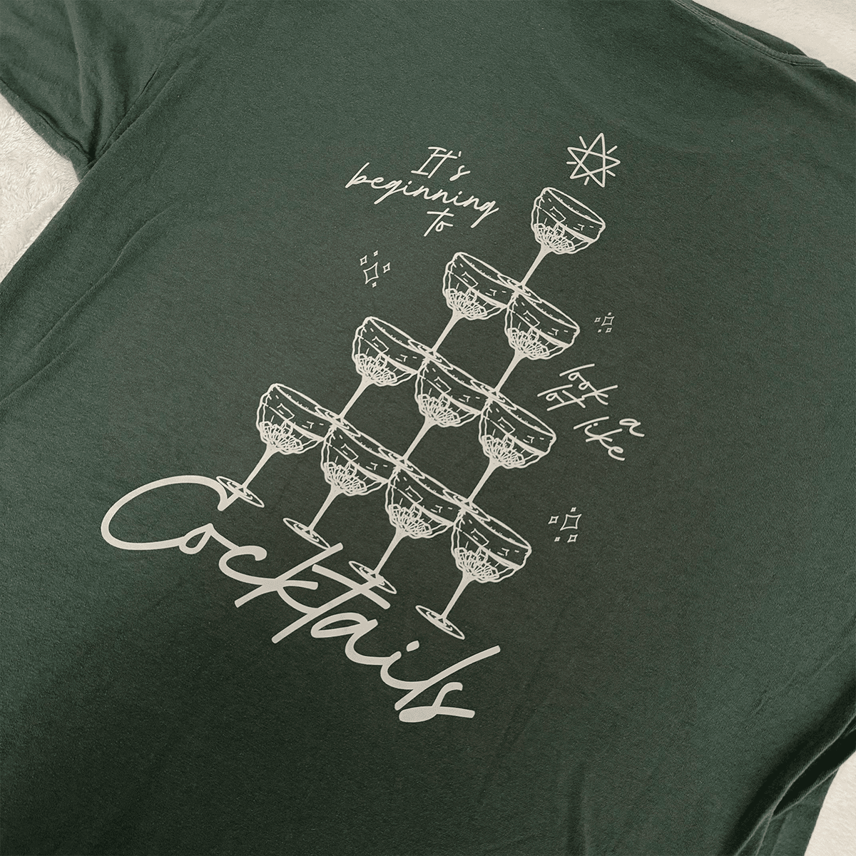 Beginning To Look A Lot Like Cocktails Tee