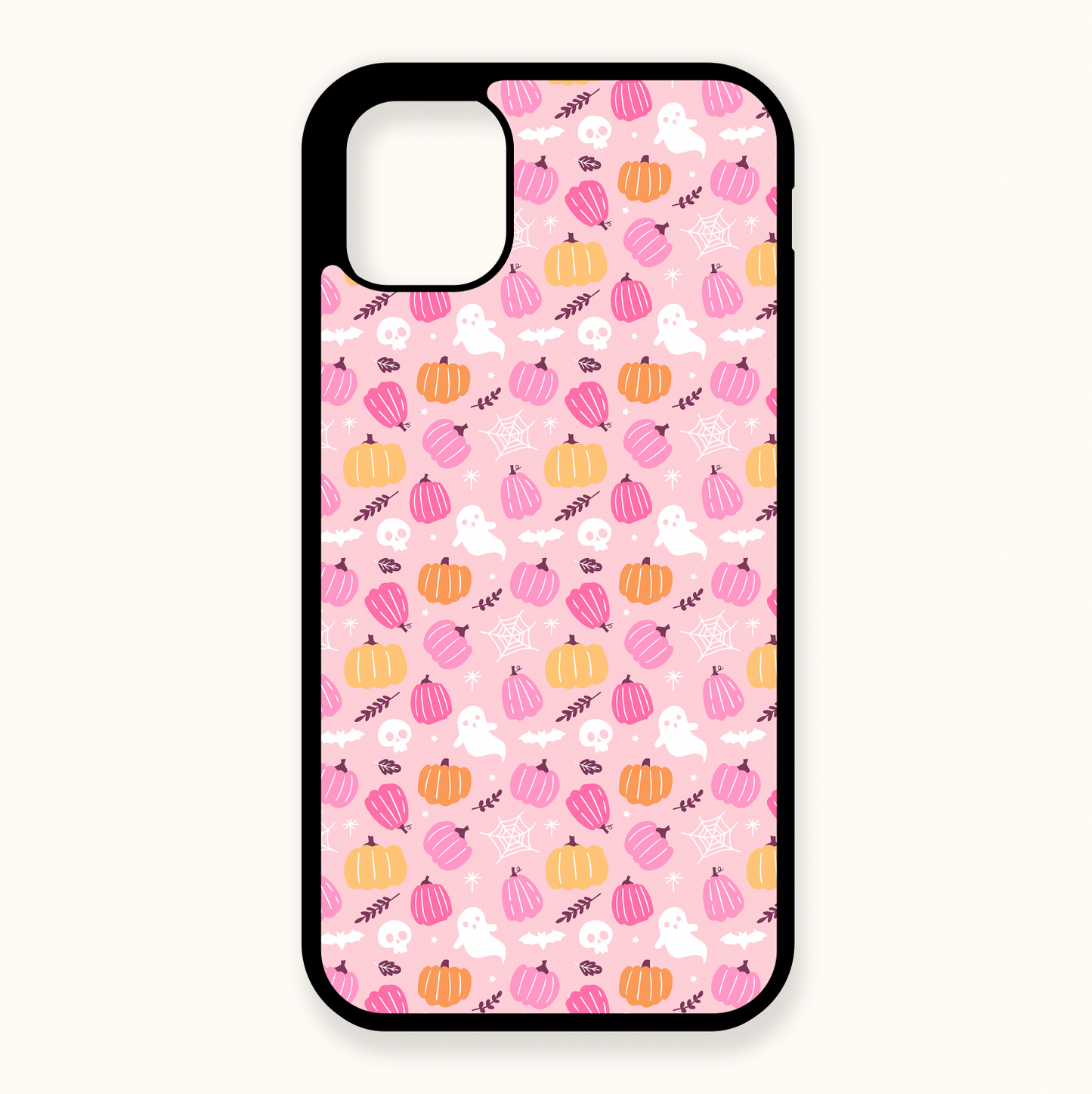 Pink Pumpkins and Ghosts Phone Case