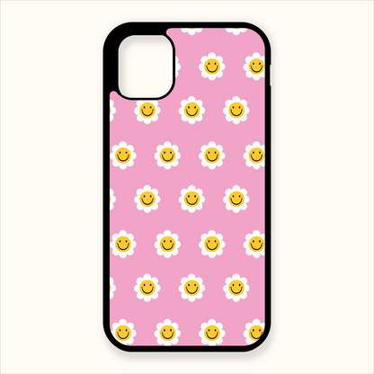 Pink Smile Flower Case