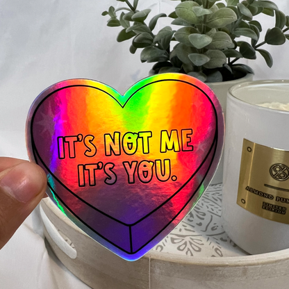 Holographic Heart Sticker