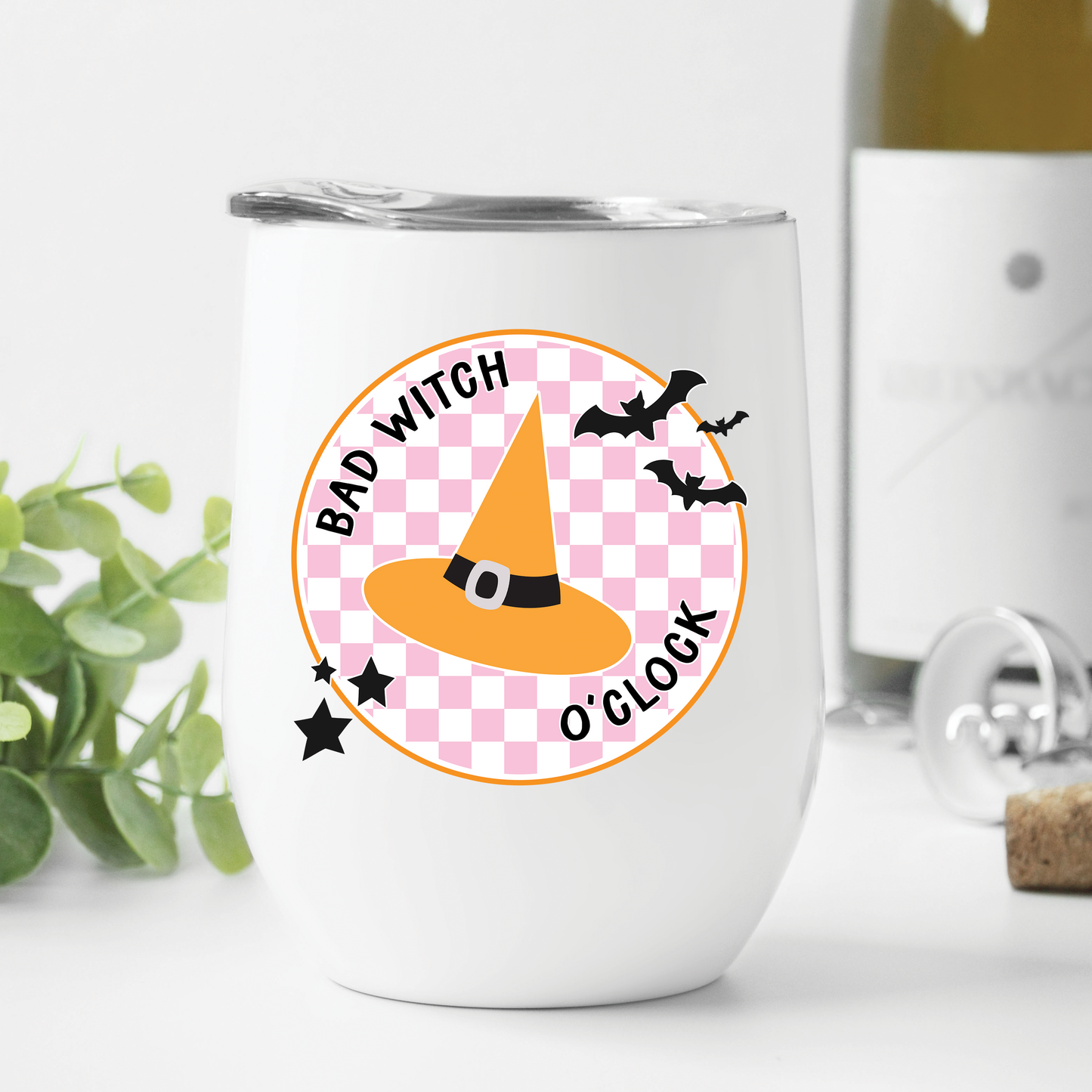 Bad Witch O'Clock Wine Tumbler