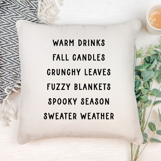 All The Fall Things Pillow
