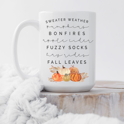 Fall Favourites Mug