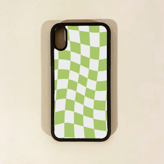 Green Checker Phone Case