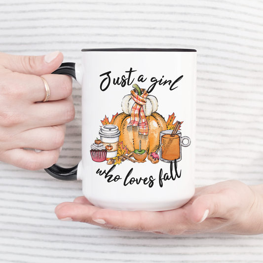 Girl Who Loves Fall Mug