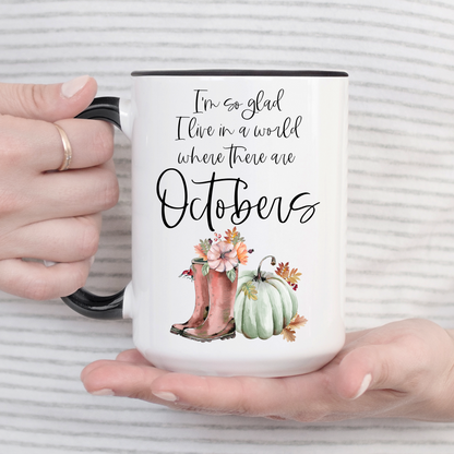 World With Octobers Mug