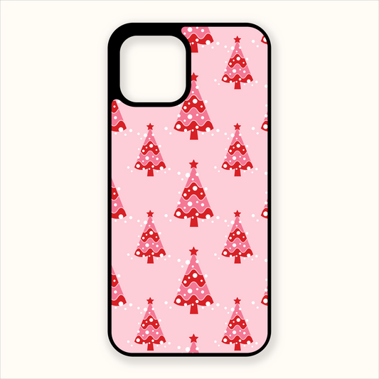 Pink and Red Tree Case