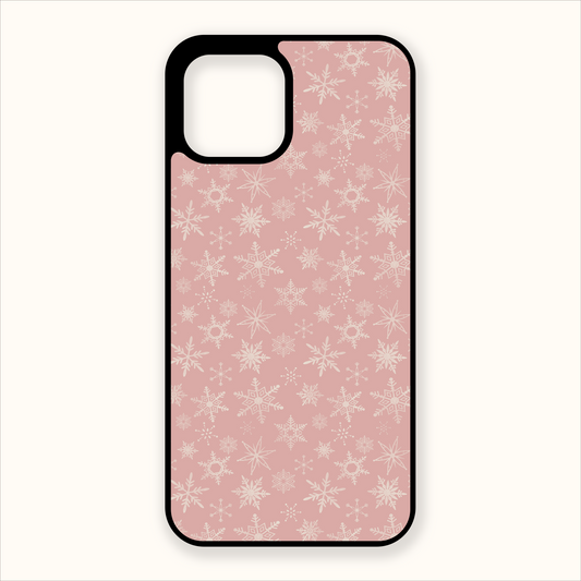 Pink Snowflake Phone Case
