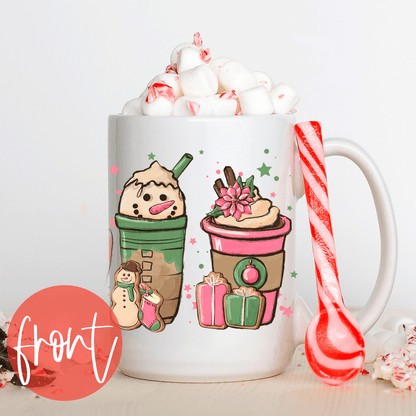 Pink Christmas Coffees Mug