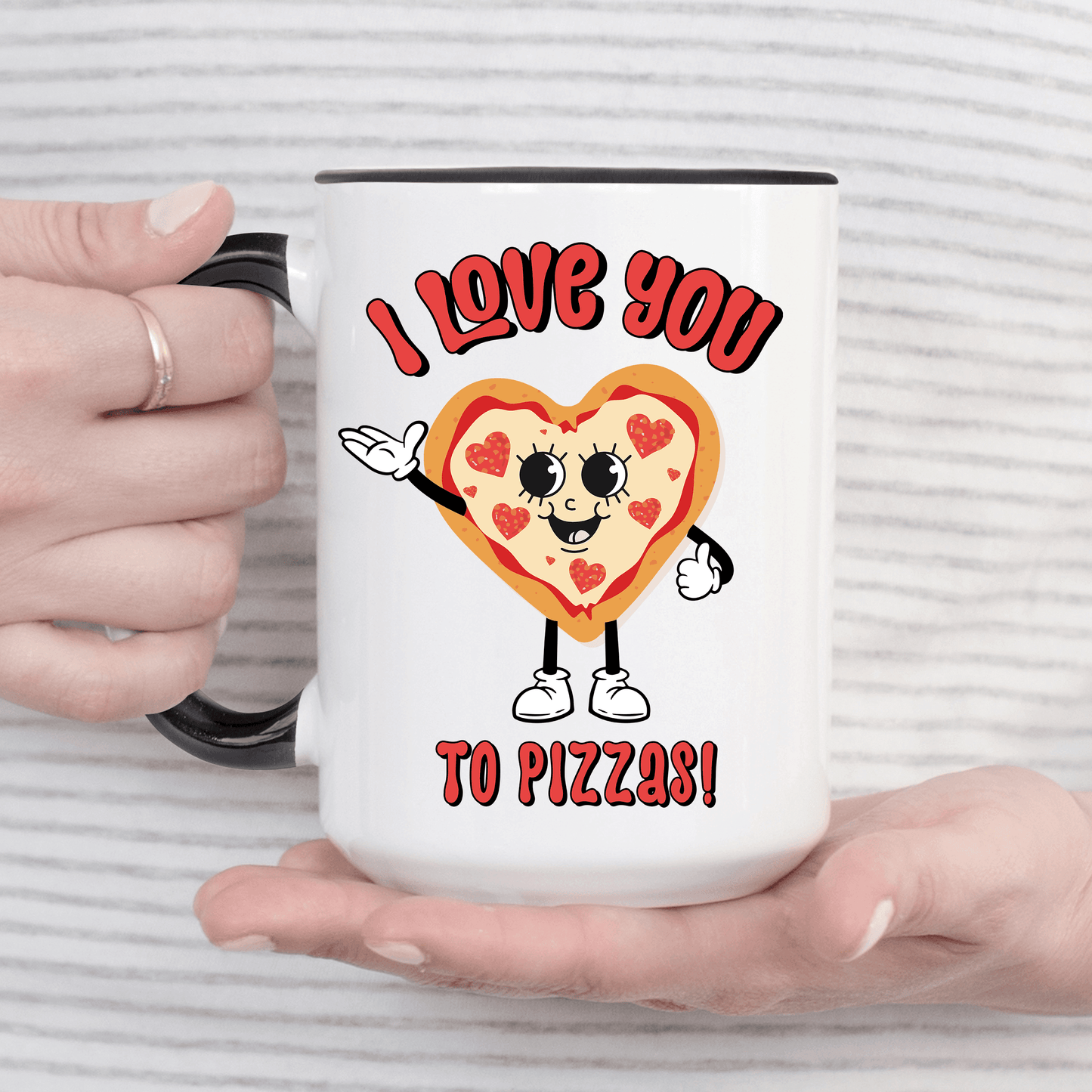 Love You To Pizzas Mug