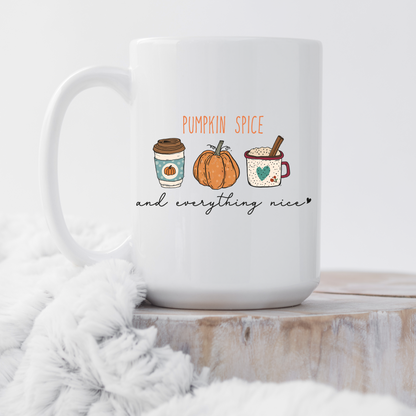 Pumpkin Nice and Everything Nice Mug