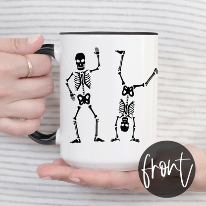 Dancing Skeleton Wrap Mug