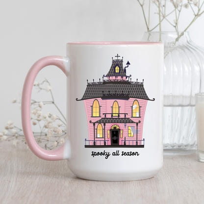 Spooky All Season Haunted House Mug