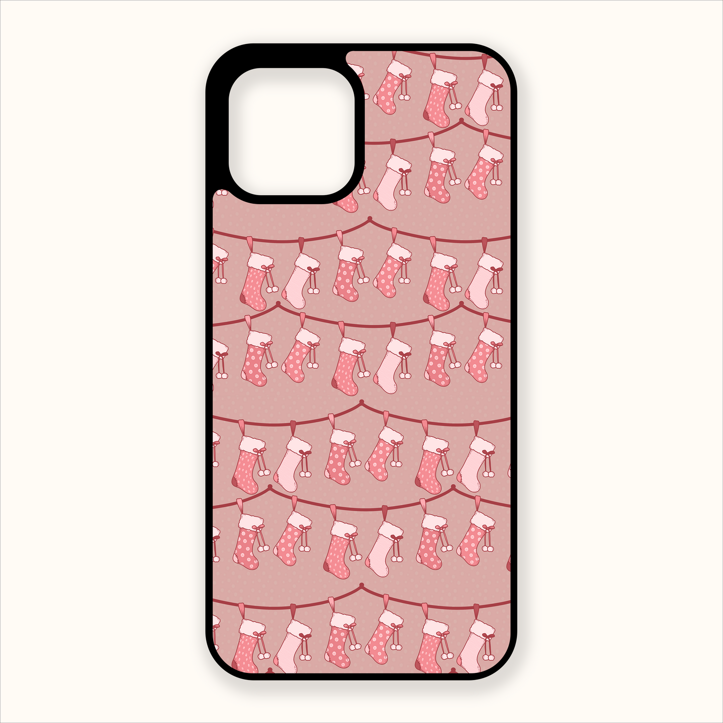Pink Stocking Phone Case